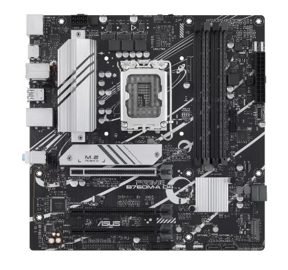 Tarjeta Madre ASUS PRIME B760M-A D4,Matx, Intel, LGA 1700,Intel® de 13a y de 12a ge,PCIe 4.0 M.2, DisplayPort, Dual HDMI®, SATA 6 Gbps, USB 3.2 de 1.ª Gen - ASUS