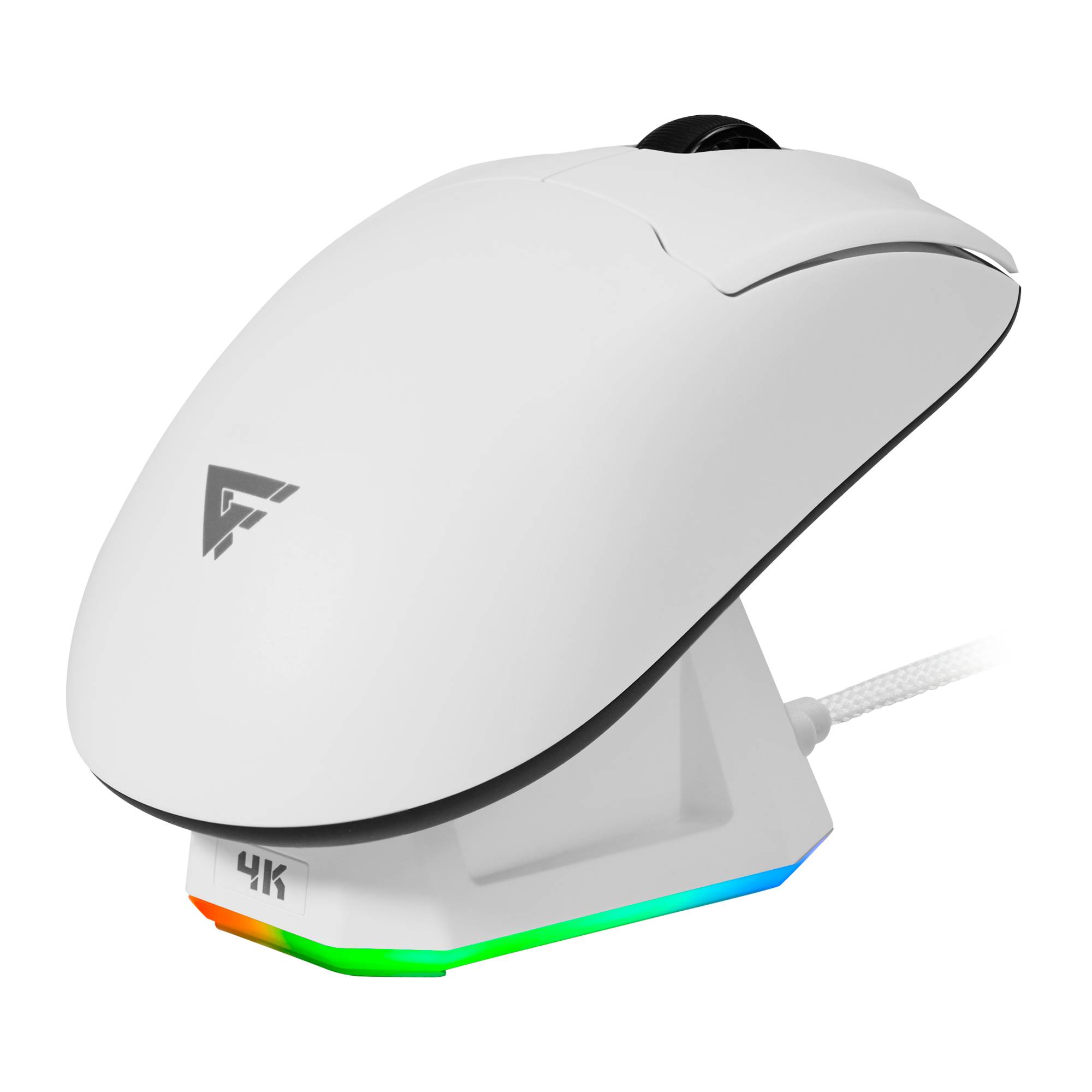 Mouse GAME FACTOR MOW800-WH Mouse gamer inalámbrico 4K - GAME FACTOR