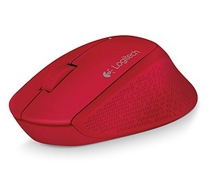 Mouse LOGITECH M280, Rojo, 3 botones, USB, Óptico, 1000 DPI MOULOG1340 - LOGITECH