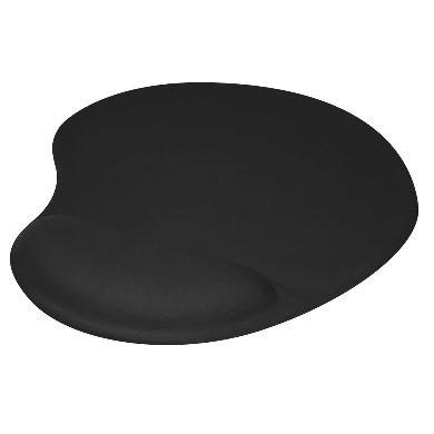 Mouse Pad con Descansa Muñecas, con Gel en la Almohadilla, Ergonómico, Antiderrapante, Amplio: 20.3*24.1*2 , Negro, 500074N BROBOTIX - BROBOTIX