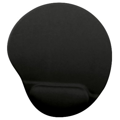 Mouse Pad con Descansa Muñecas, con Gel en la Almohadilla, Ergonómico, Antiderrapante, Amplio: 20.3*24.1*2 , Negro, 500074N BROBOTIX - BROBOTIX