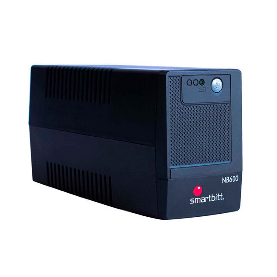 NO-BREAK INTERACTIVO SMARTBITT  SBNB600   600VA/300 W, CLAVIJA NEMA 5-15P, 4 CONTACTOS TIPO NEMA 5-15R, TODOS CON RESPALDO DE BATERIAS, REGULACION Y SUPRESION DE PICOS. FR-1269 - SMARTBITT