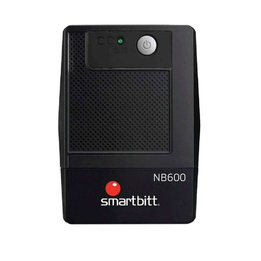 NO-BREAK INTERACTIVO SMARTBITT  SBNB600   600VA/300 W, CLAVIJA NEMA 5-15P, 4 CONTACTOS TIPO NEMA 5-15R, TODOS CON RESPALDO DE BATERIAS, REGULACION Y SUPRESION DE PICOS. FR-1269 - SMARTBITT