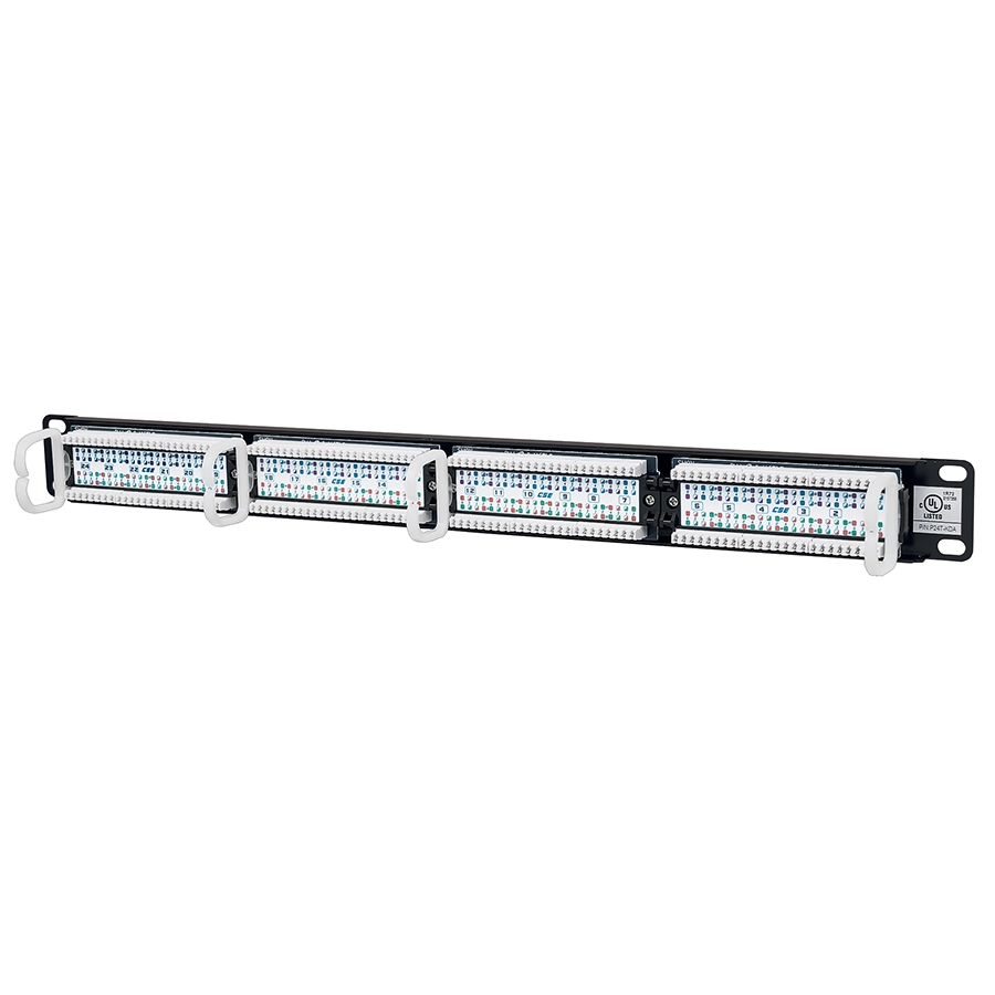 PANEL PARCHEO,INTELLINET,513555, CAT 5E, 24 PTOS 1 NIV. RACK AC-1417 - INTELLINET