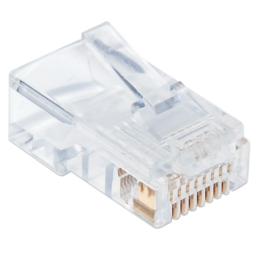 PLUG RJ45,INTELLINET,790512, CAT 5E UTP SOLIDO PRO 100 PZAS AC-5450 - INTELLINET
