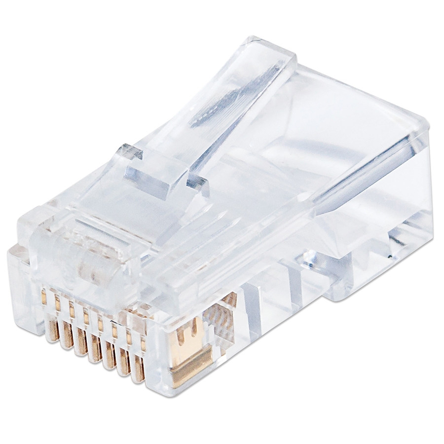 PLUG RJ45,INTELLINET,790512, CAT 5E UTP SOLIDO PRO 100 PZAS AC-5450 - INTELLINET