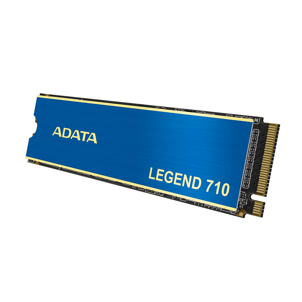 Unidad de Estado Sólido ADATA LEGEND 710 512GB PCIe Gen3x4 M.2 2280, Con disipador de aluminio. ALEG-710-512GCS - ADATA