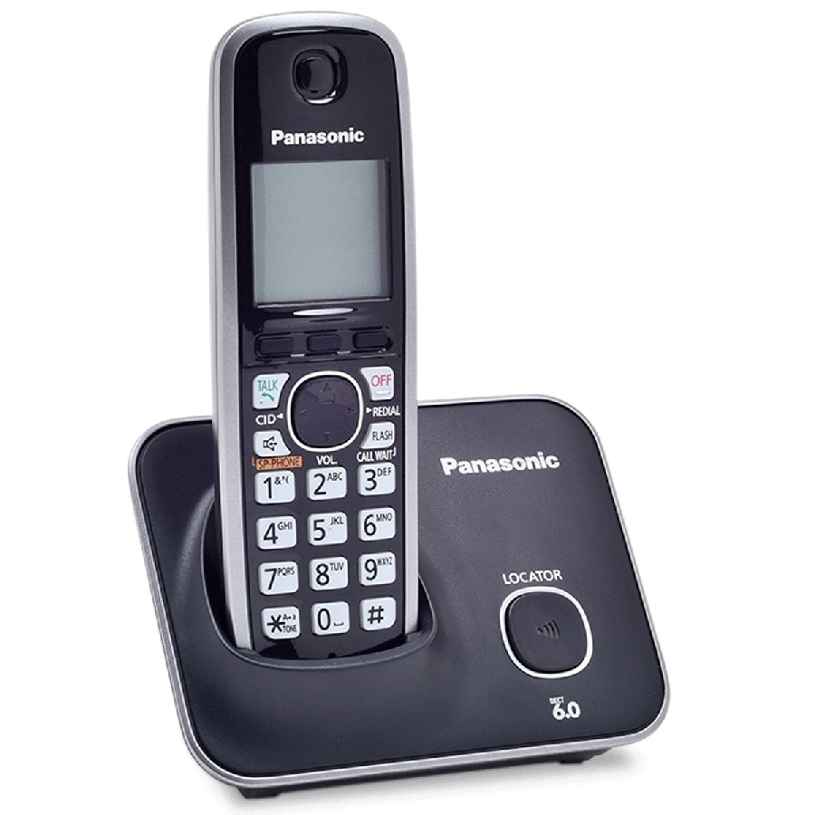 TELEFONO PANASONIC KX-TG4111MEB INALAMBRICO PANTALLA LCD 1.8 COLOR AZUL TECLADO ILUMINADO ALTAVOZ 50 NUMERO EN DIRECTORIO BLOQUEO DE LLAMADAS NO DESEADAS NEGRO TEL-9 - PANASONIC