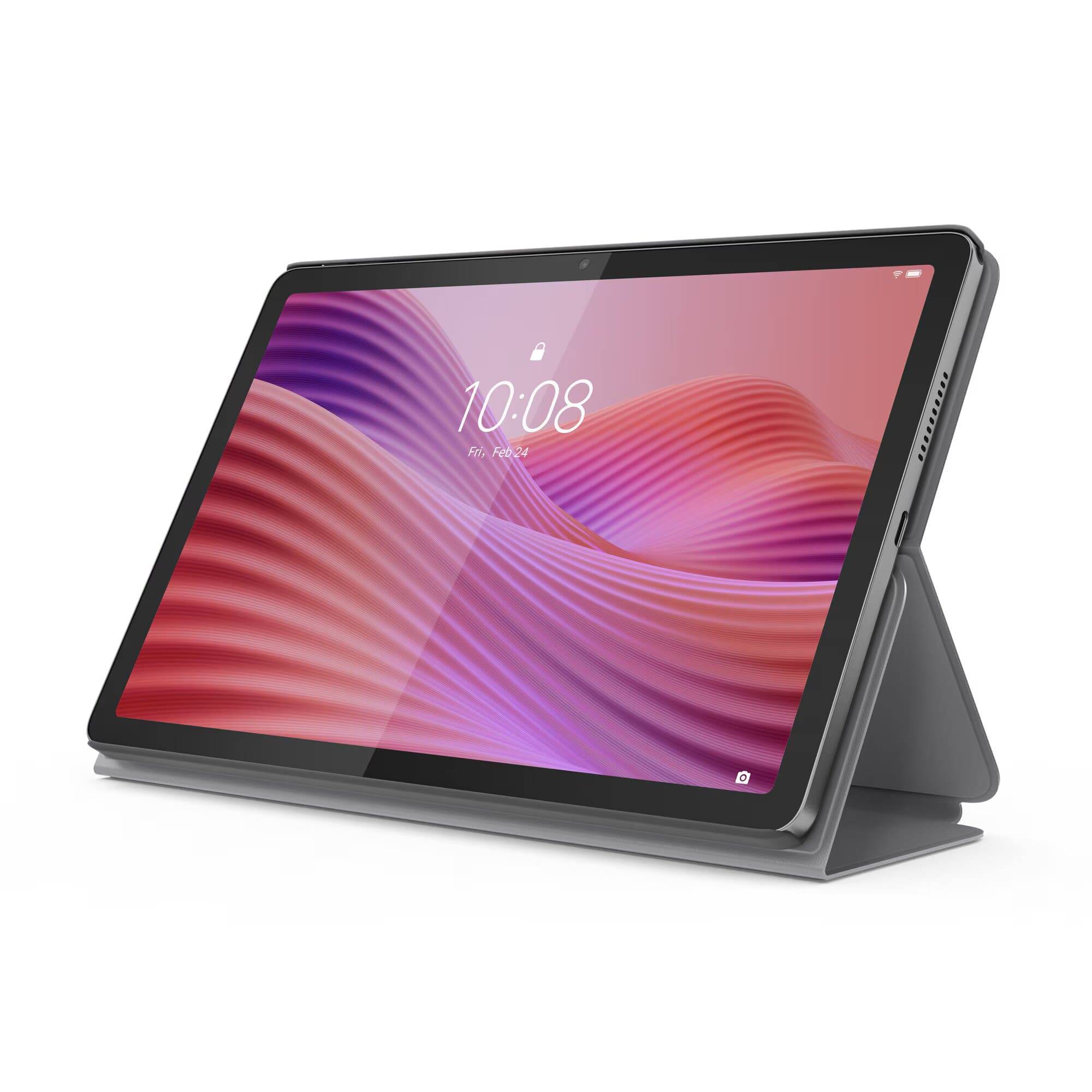 Tablet Lenovo M10, MediaTek Helio G85, Ram 4 GB, Android™ 14, 128 GB, 10.1 pulgadas, folio case y Lenovo® E310 Earbuds. TABLEN1330 - LENOVO