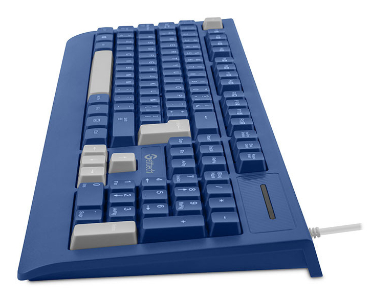 GETTTECH TECLADO AZUL┴GGK-ESMWR-02-BL - GETTTECH