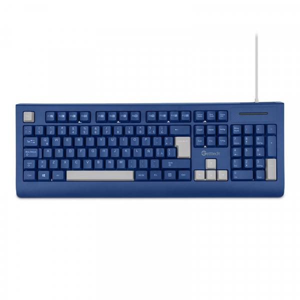 GETTTECH TECLADO AZUL┴GGK-ESMWR-02-BL - GETTTECH