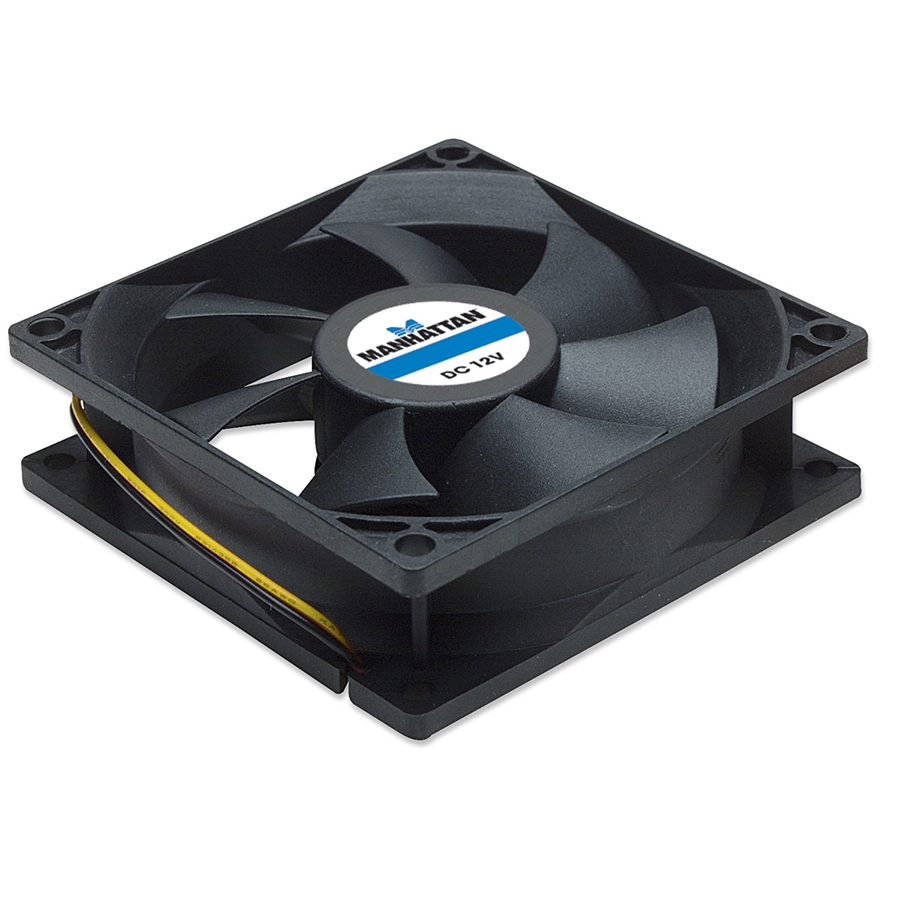 VENTILADOR,MANHATTAN,700320, 80X80X25 MM, 4 PINES,GABINETE CPU CF-52 - MANHATTAN