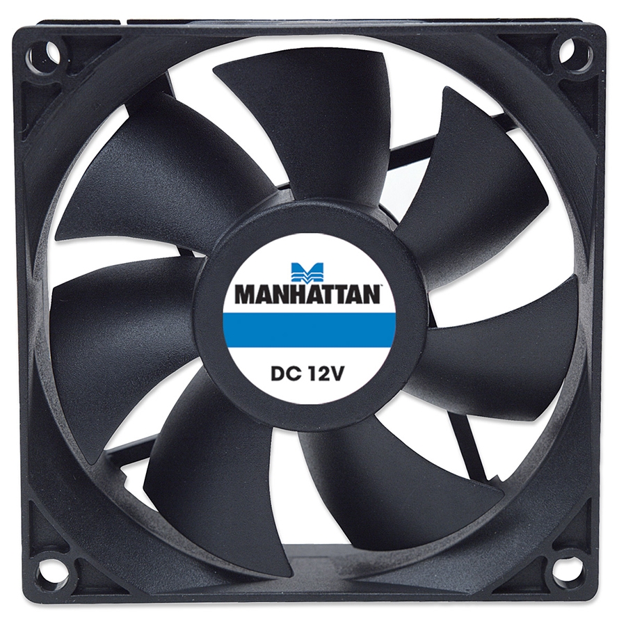 VENTILADOR,MANHATTAN,700320, 80X80X25 MM, 4 PINES,GABINETE CPU CF-52 - MANHATTAN