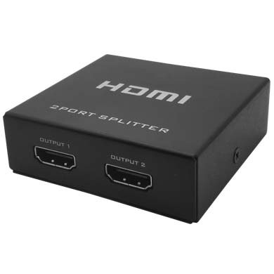 Video Splitter HDMI 2K, 4K. 2 DISPOSITIVOS A 1 PC (497899), Brobotix - BROBOTIX