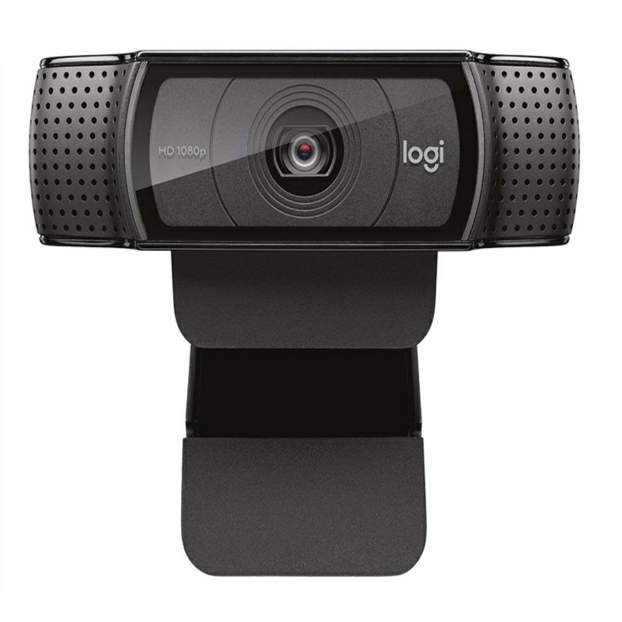 WEBCAM LOGITECH C920 PRO FULL HD 1080P A 30 FPS 3MP FOTO 15MP ENFOQUE AUTOMATICO 2 MICOFONOS USB CV-368 - LOGITECH
