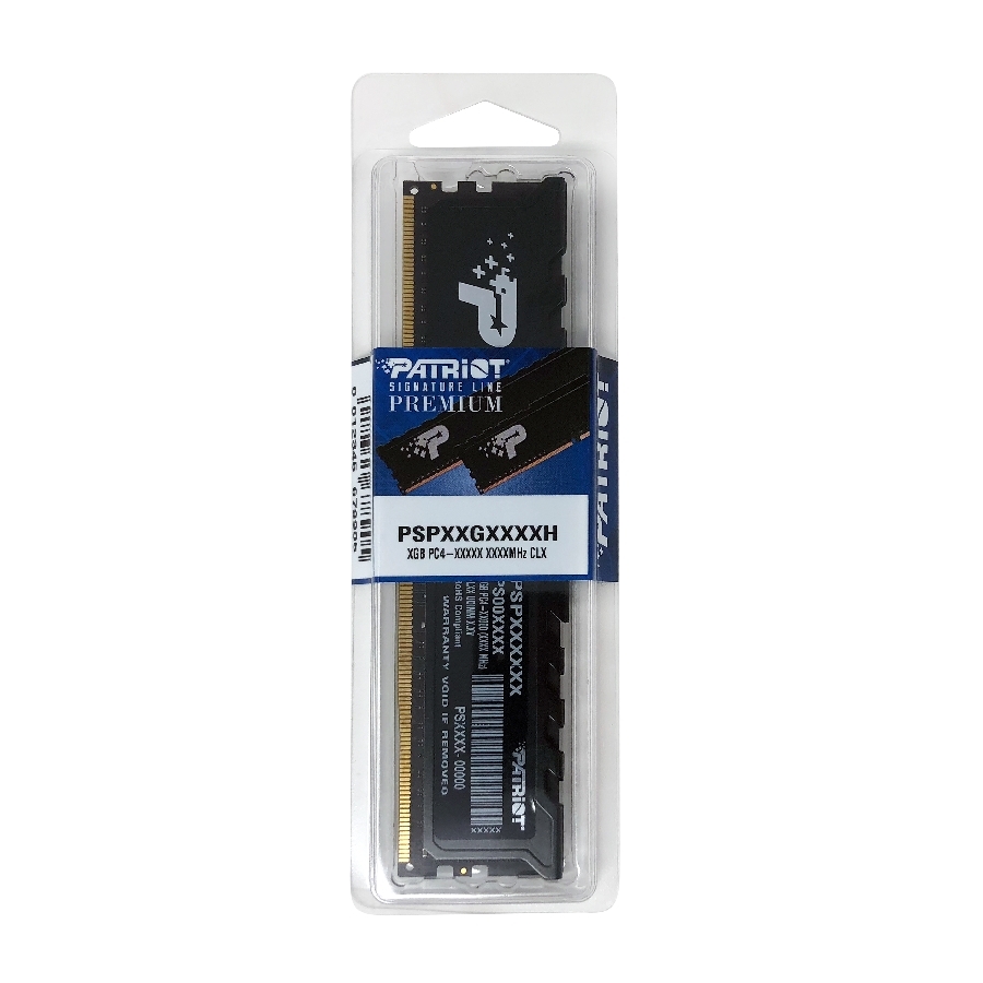 MEMORIA RAM PATRIOT SIGNATURE PREMIUM UDIMM DDR4 16GB 3200MHZ CL22 PC4-25600 288PIN 1.2V PC (PSP416G3200H1) RAM-4654 - PATRIOT