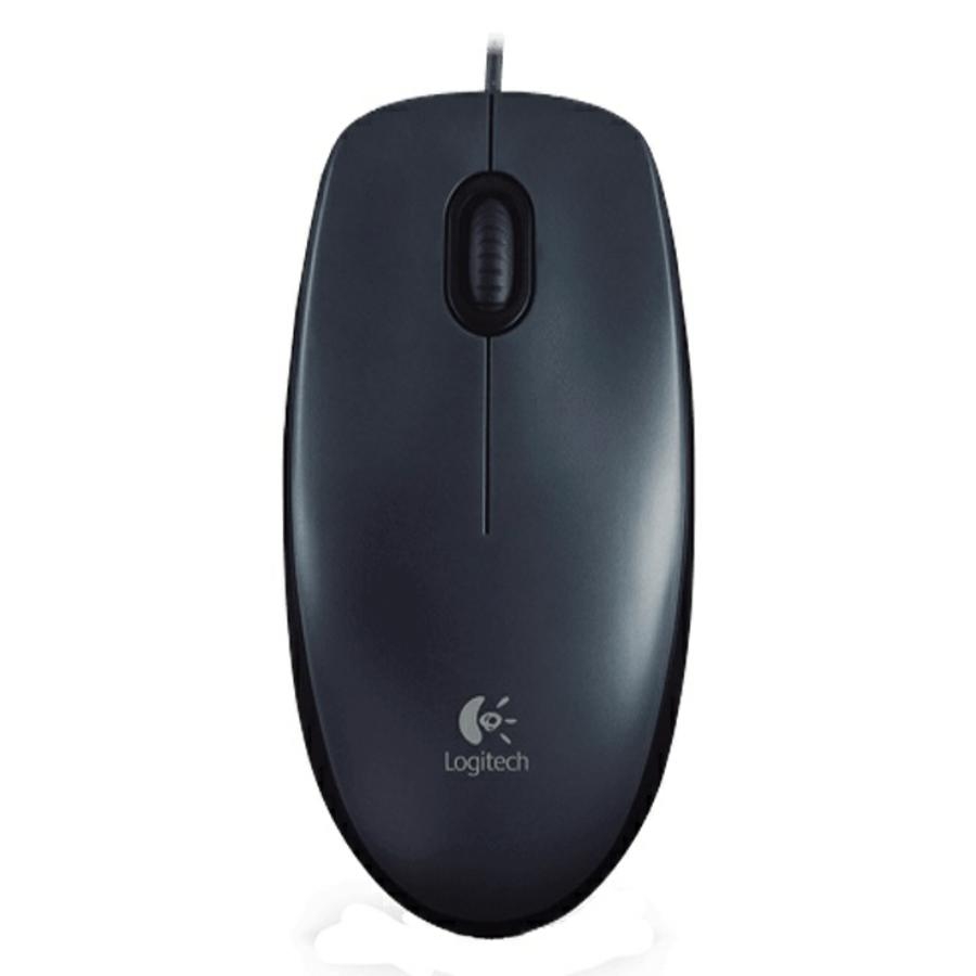 MOUSE LOGITECH M100 NEGRO OPTICO ALAMBRICO USB PC/MAC MS-1055 - LOGITECH