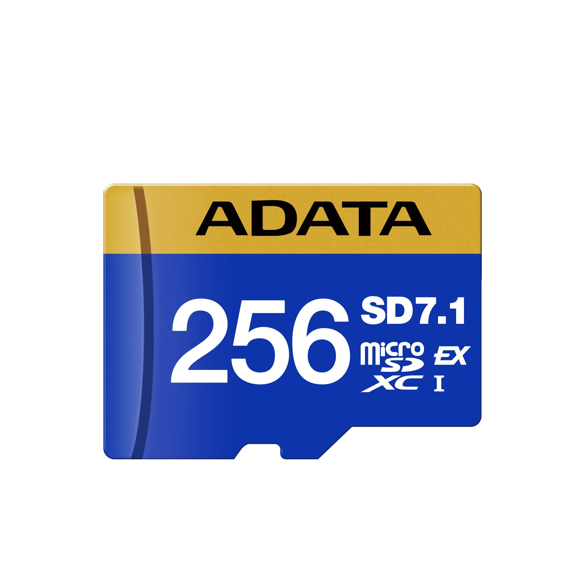 MicroSDXC ADATA 256GB SD7.1 Express UHS-I U3 V30, Clase 10 (A2), PCIe Gen3 x1, Velocidades de lectura y escritura de hasta 800/700 MB/s UD256GEX3L1-C - ADATA