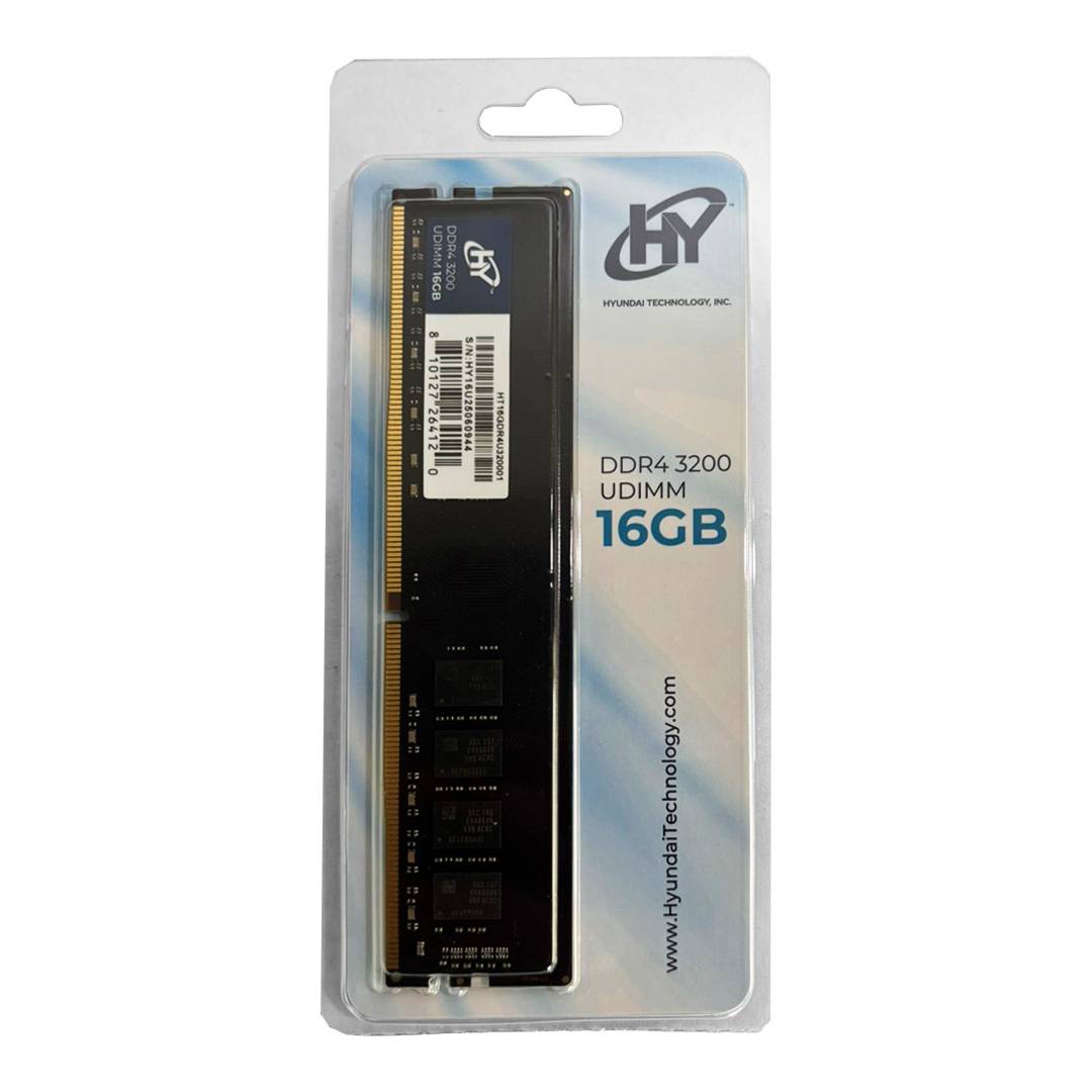 Memoria DDR4 RAM Hyundai, 16GB 3200MHZ UDIMM HT16GDR4U320001 - HYUNDAI