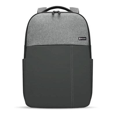 Mochila 15.6 Pulgadas, Praga, Con Asa acolchada, Impermeable, Backpack, Gris, BROBOTIX 6007518 - BROBOTIX
