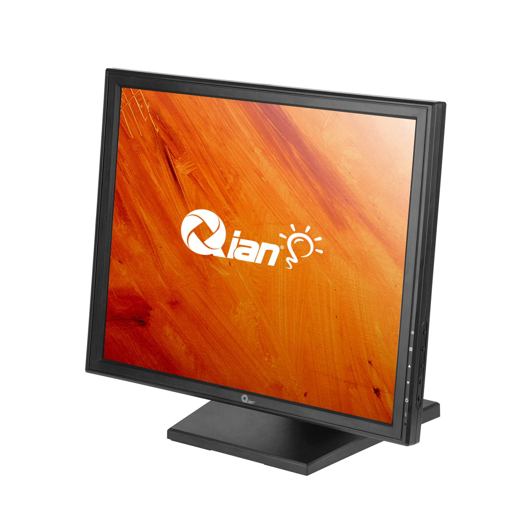 QIAN MONITOR TOUCH 17 PULGADAS TIAGO, 1280X1024P, FREC60HZ, CONECTIVIDAD VGA, HDMI Y USB, 5MS, 5 PUNTOS, INCLINACION 90 GRADOS MOD. QPM-17-01 - Qian