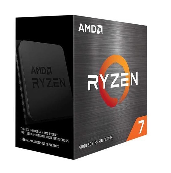 AMD RYZEN 7 5700X, 8 núcleos, Socket AM4, No Incluye Ventilador, Se requiere una tarjeta gráfica independiente. - AMD