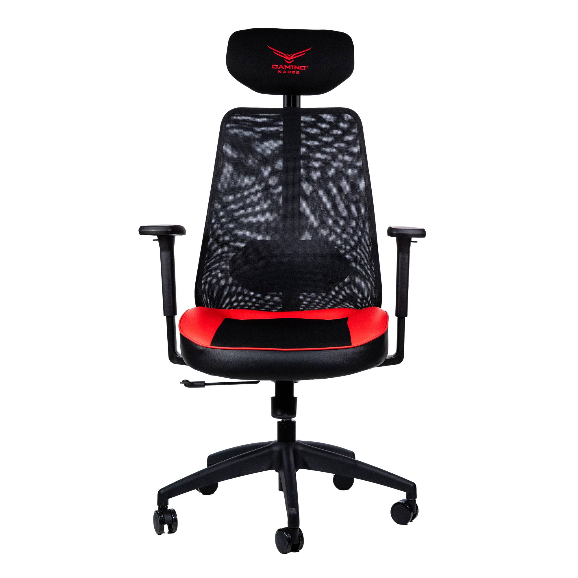 Silla Naceb Gamer Silla De Malla Gamer X-One Color Rojo NA-09S4R SILNCB100 - Naceb Technology