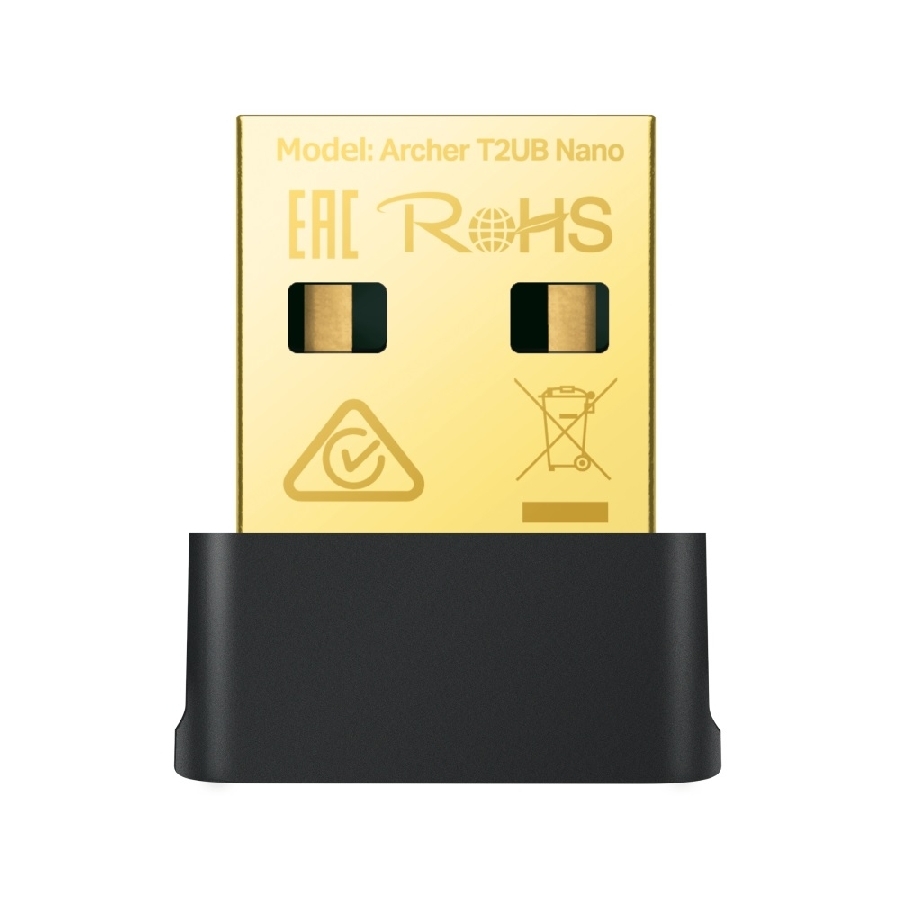 TARJETA DE RED | TP-LINK | ARCHER T2UB NANO | AC600 | WI-FI BLUETHOOT USB 4.2 / 2,4 GHZ 5 GHZ | COMPATIBLE CON WINDOWS 11/10/8.1/8/7 NIC-4205 - TP-LINK