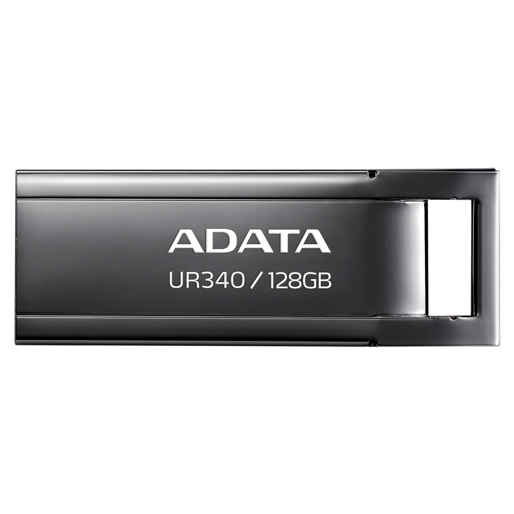 Memoria USB ADATA UR340, Negro, 128 GB, USB tipo A, 100 MB/s - ADATA