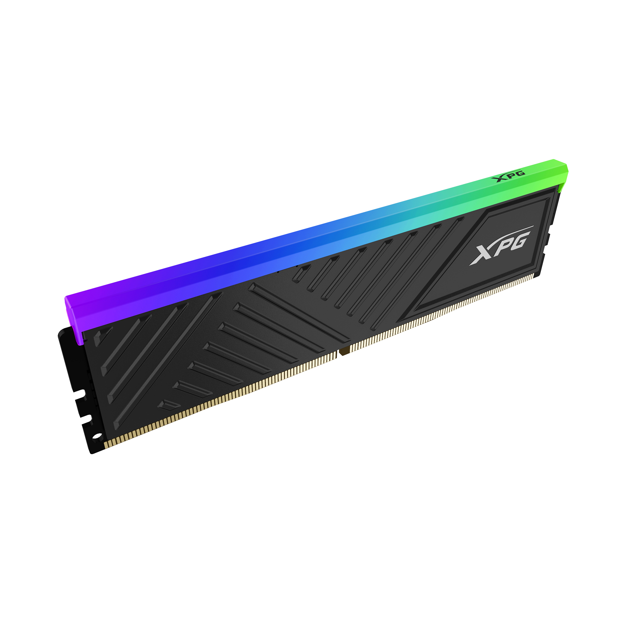Memoria RAM ADATA XPG SPECTRIX D35G, DDR4 8GB UDIMM 3200MHz, con Iluminación RGB. Disipador NEGRO. AX4U32008G16A-SBKD35G - ADATA