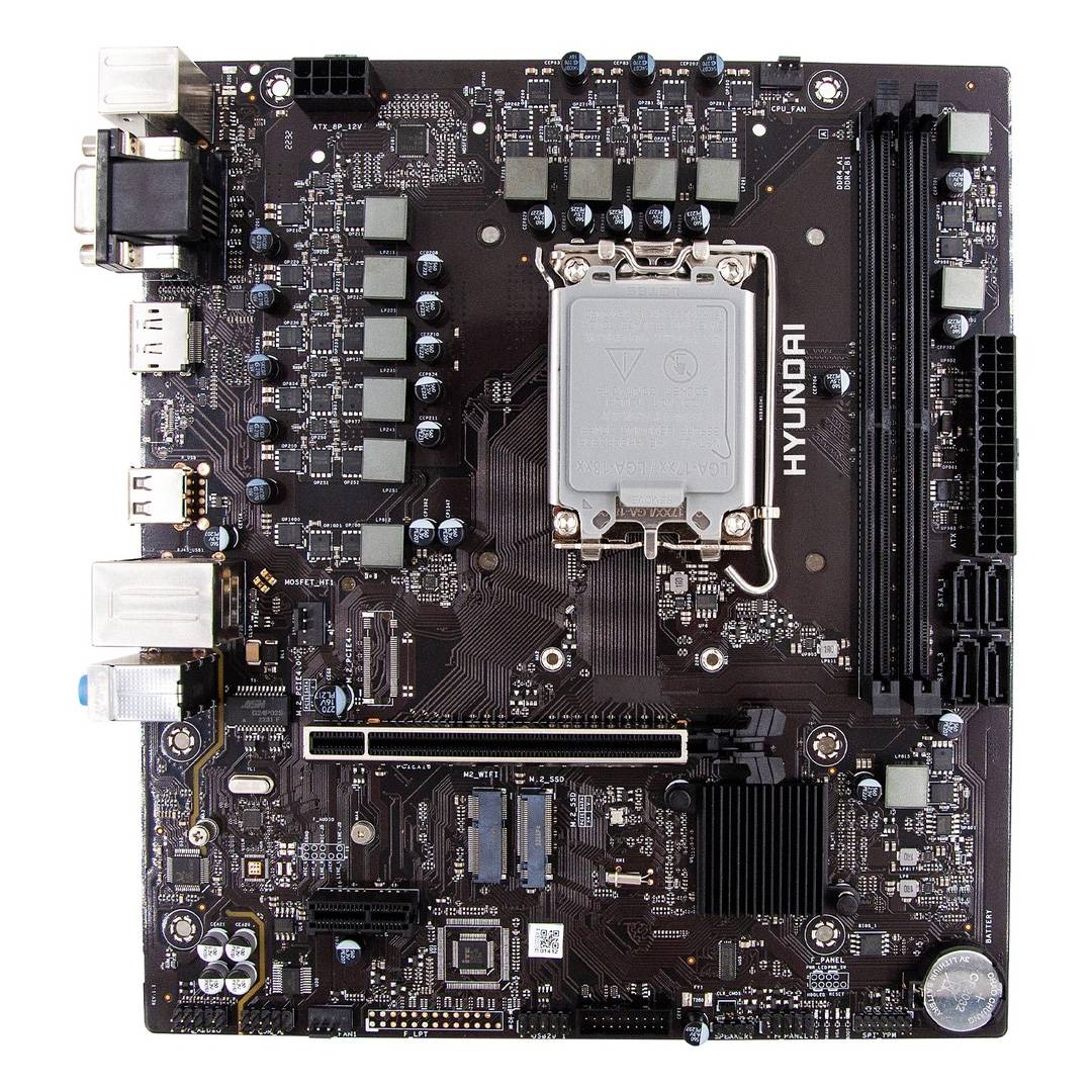 Motherboards HYUNDAI HTH610A01, DDR4-SDRAM, 64 GB, Intel, LGA1700, Micro ATX - HYUNDAI