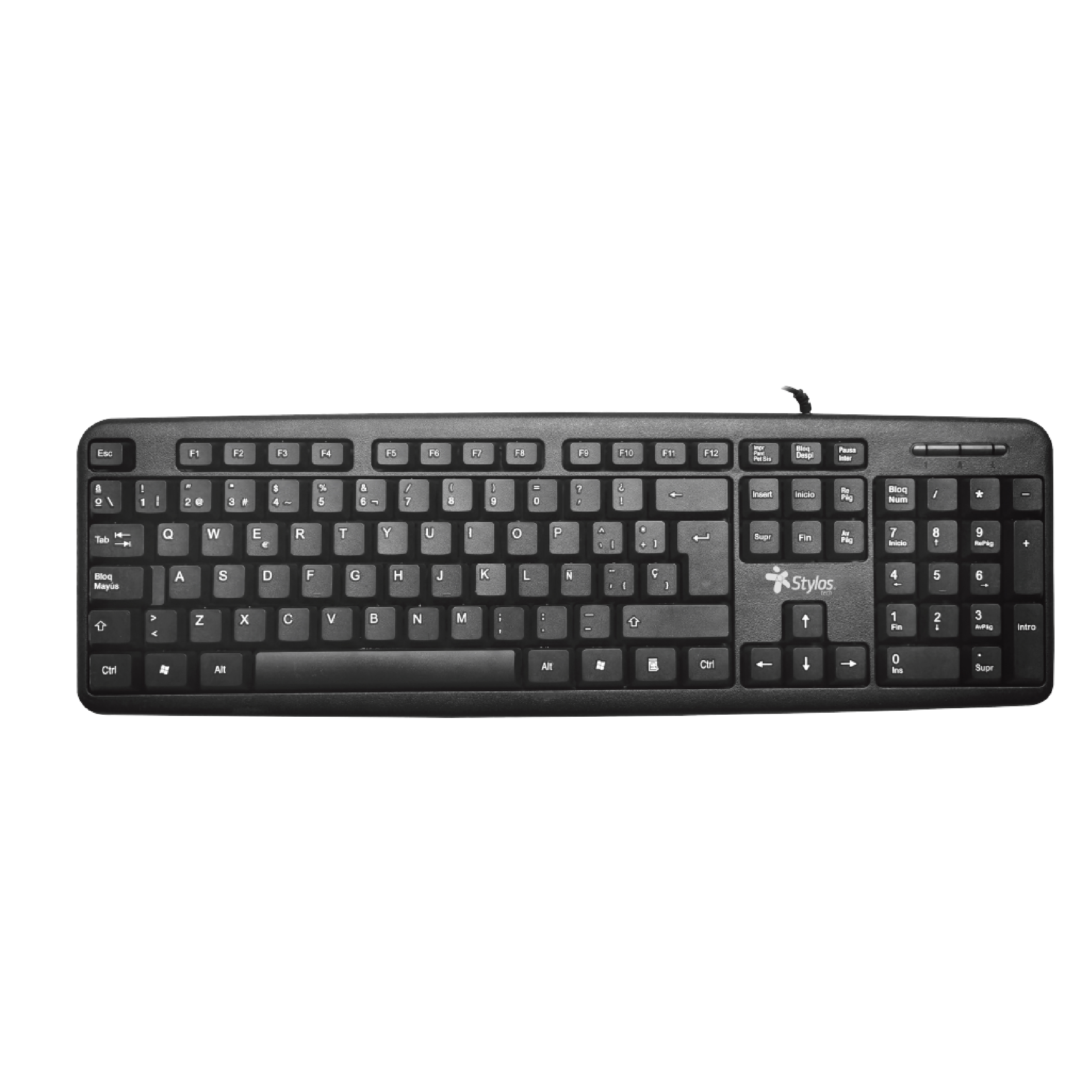 Teclado Alambrico Stylos. STPTEC5B TECSTY070 - Stylos