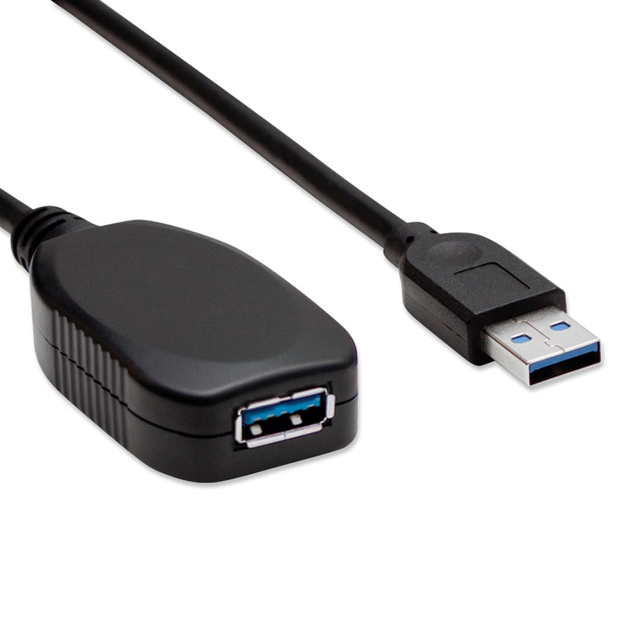 CABLE USB,MANHATTAN,150712, V3.0 EXT. ACTIVA 5M NEGRO CB-960
