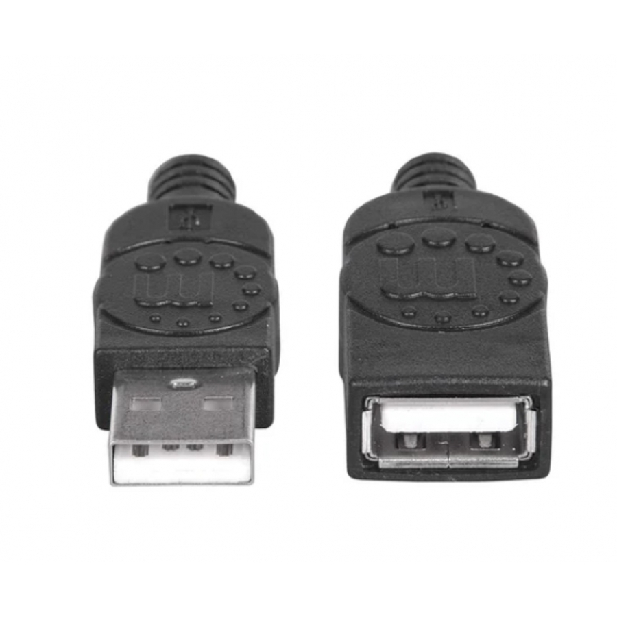 CABLE USB,MANHATTAN,338653, V2.0 EXT. TIPO A 1.8M NEGRO CB-413