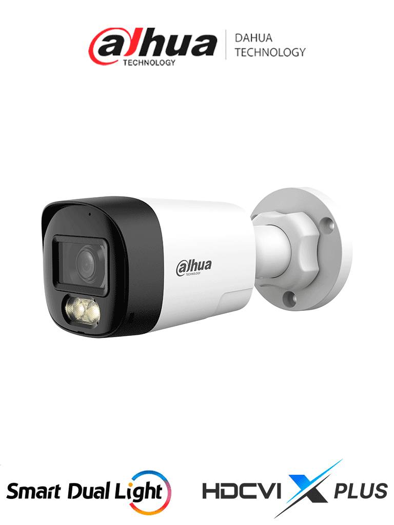 Cámara DAHUA DH-HAC-HFW1200RLN-IL-T- Cámara Bullet de 2 Megapíxeles, Audio Bidireccional, Iluminación Dual Inteligente Hasta 30m, Lente de 2.8mm Apertura d