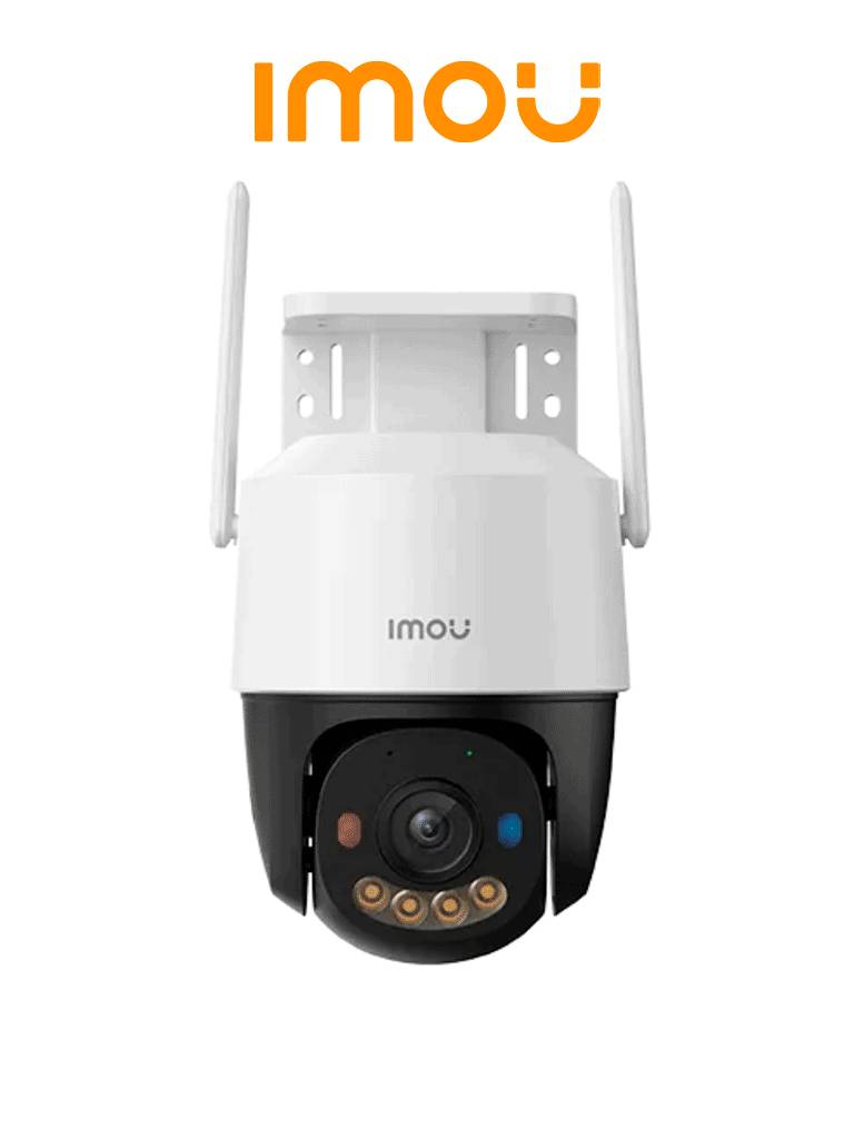 CAMARA IMOU Cruiser SC 5MP IPC-K7FN-5H0WE - IP PT de 5 MP/Wifi/Full C/luces Rojo-Azul/Audio 2 Vías/30 M IR/Sirena de 110 dB/Ranura para MicroSD/ IP66