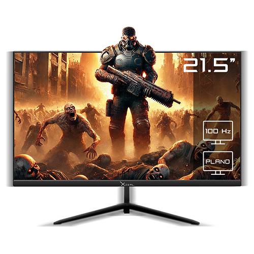 Monitor Xzeal 21.5 XST 580-1 Panel Plano VA HD 100Hz 5ms 1xVGA + 1xHDMI + 1xDC + Vesa 75x75mm Negro MONSTY380