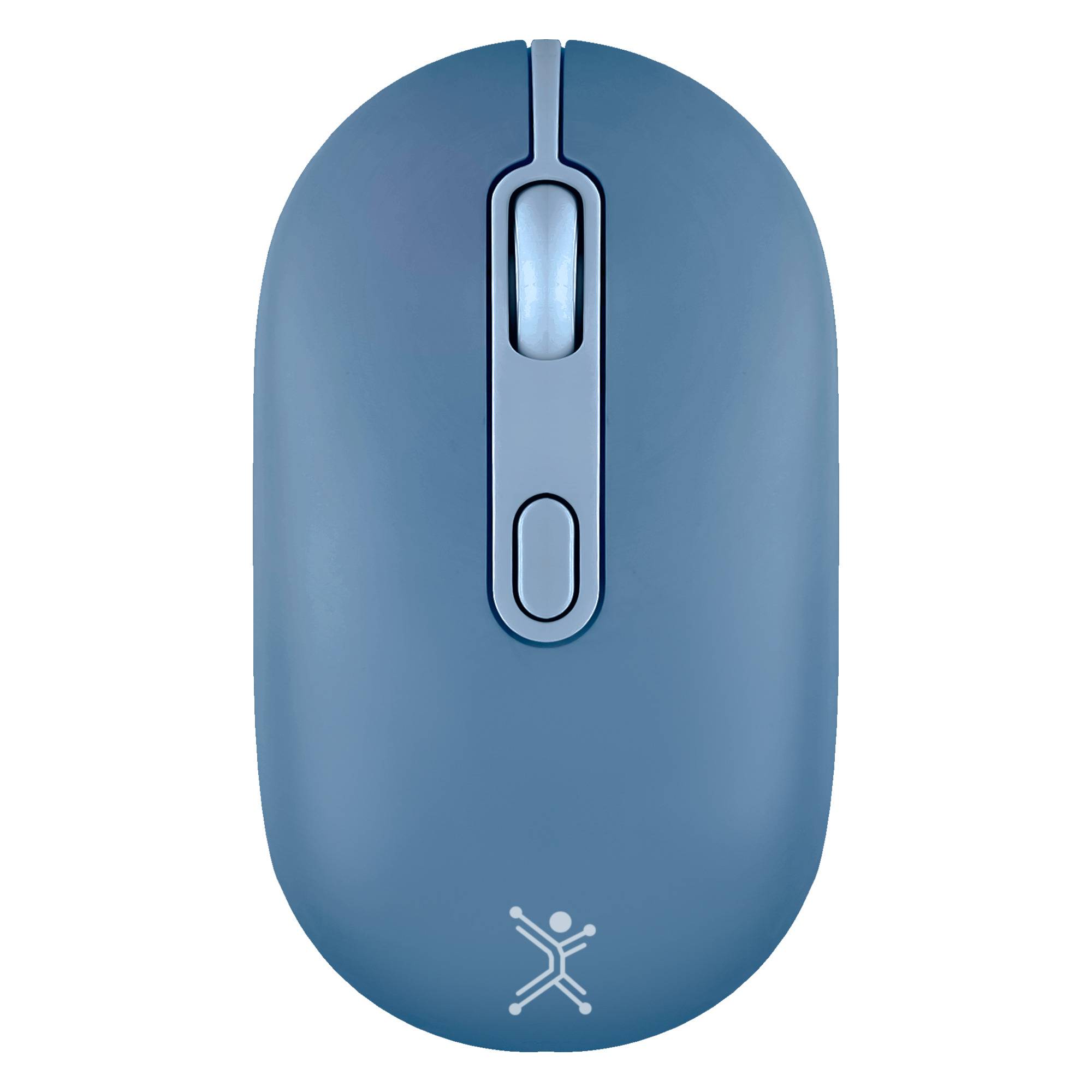 Mouse Recargable 2.4GHz + Bluetooth Clic Silencioso COLORI Color Azul | PERFECT CHOICE MOUMST1860