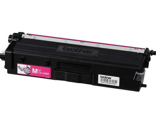 Tóner Brother Valor TN436M magenta, rendimiento aproximado 6,500 páginas, compatible con MFCL8900CDW, MFCL9570CDW, HLL9310CDW CARBRT3510