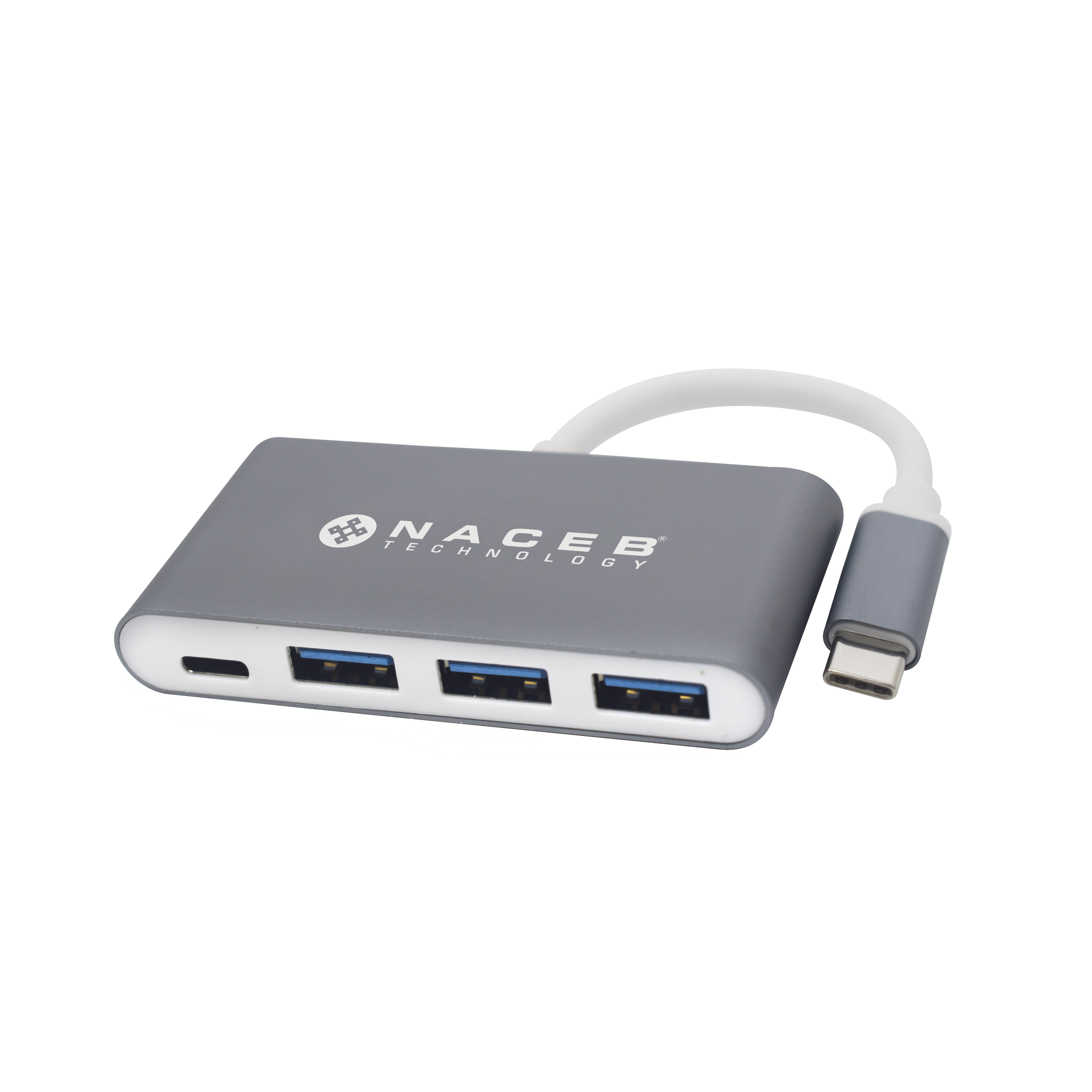 Adaptador NACEB HUB TIPO C A USB 3.0 NA-0112 ACCNCB980