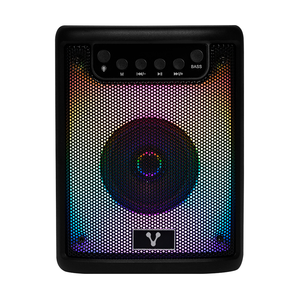 MINI BAFLE VORAGO KSP-180 NEGRO 3 10WATTS RMS / RECARGABLE / TWS BT 4HRS CARGA USB TIPO C