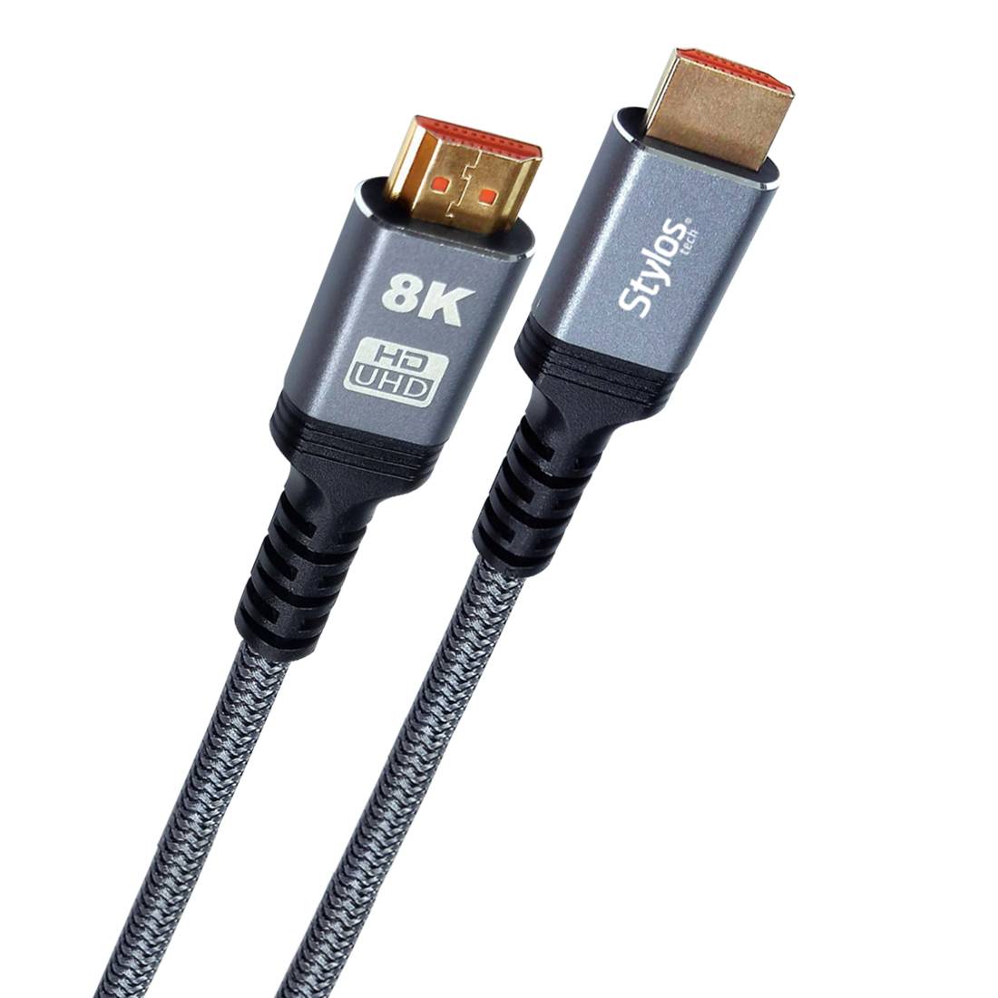 Cable HDMI Stylos 8K 2m Negro CABSTY110