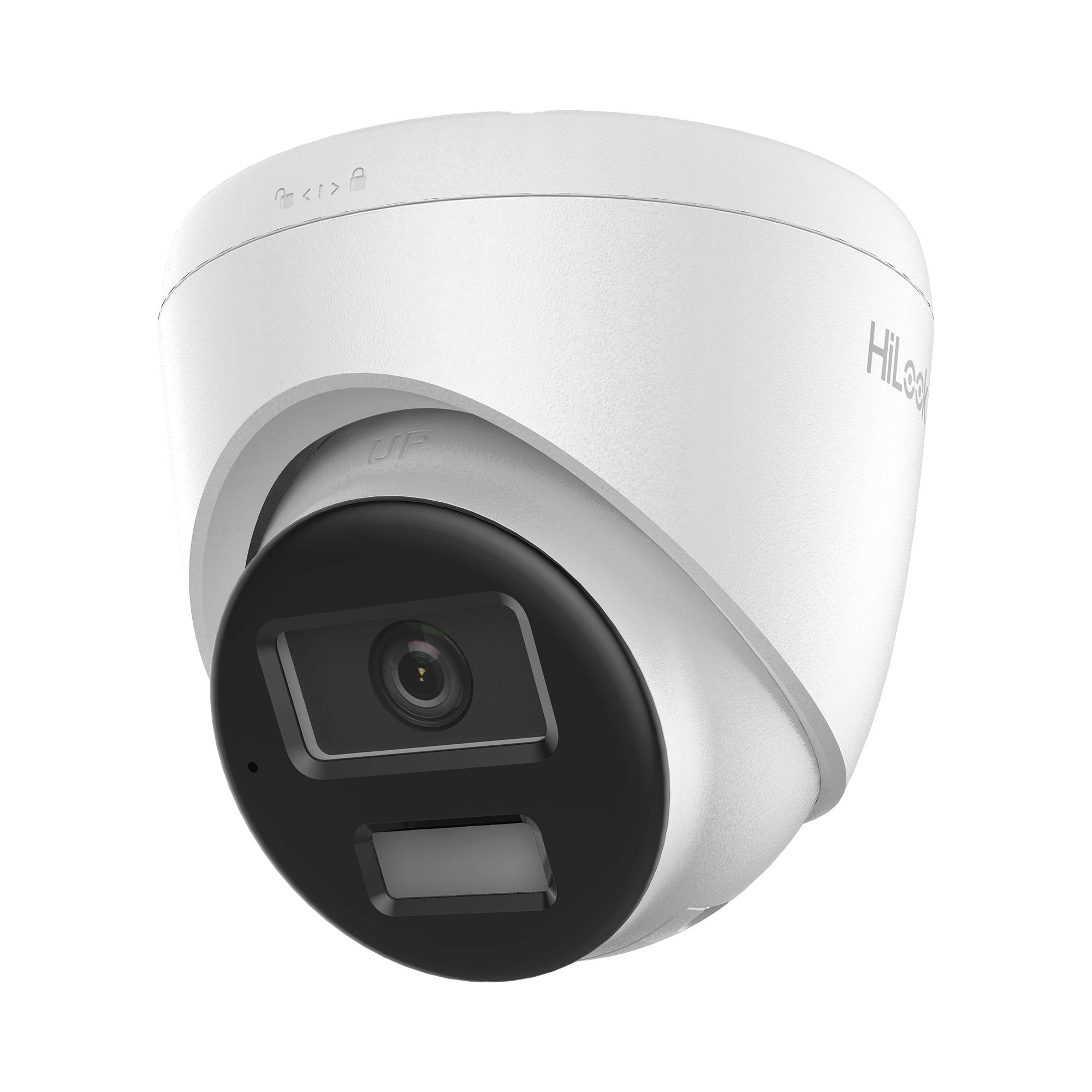 Turret IP de 2mp/ Lente 2.8mm/ Ángulo de visión 101/ 20m IR/ 15m Luz Bca/ Micrófono Integrado/ ACUSENSE Lite/ Exterior IP67/ PoE/ dWDR/ H.265+ / ONVIF