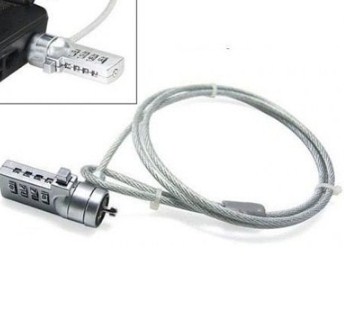 Candado de Combinación, K-Slot (Microsaver), P/Portátiles, Acero, BROBOTIX 128899