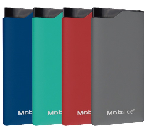 Cargador portátil Mobifree Power Bank 10000 mAh, Gris, Varios, 1 ACCACT3630