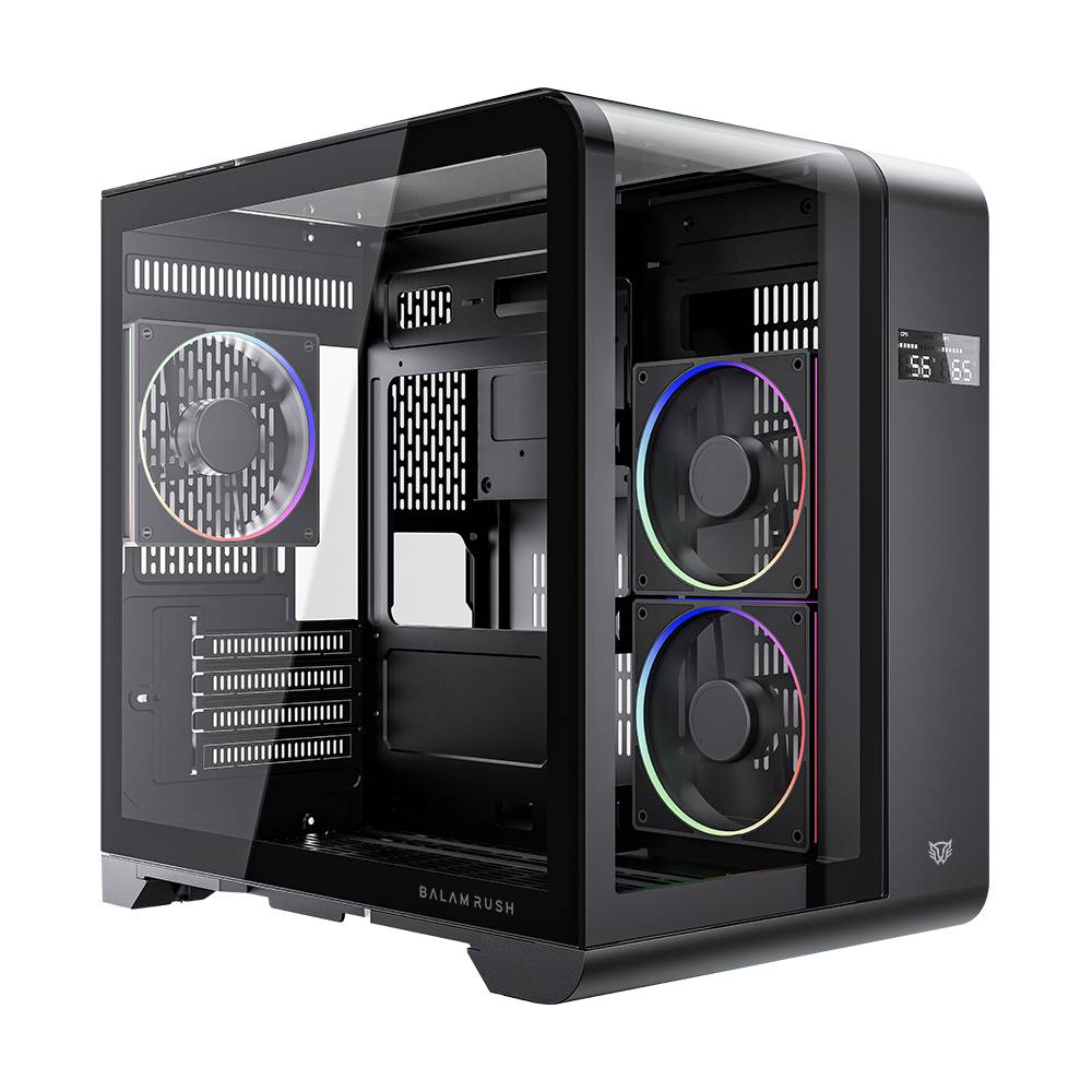 Gabinete Gamer Mini Torre Tank Expert  Curve 6400 Legend Series GABBLR860