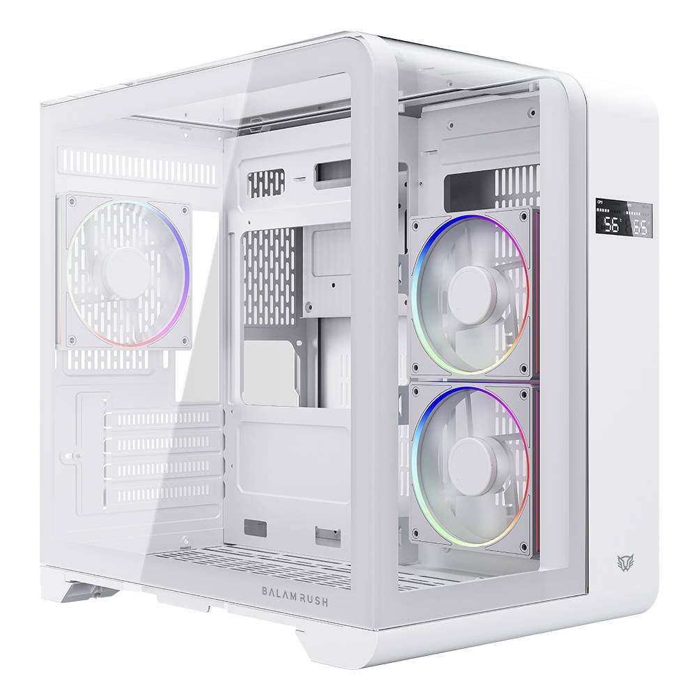 Gabinete Gamer Mini Torre con Display Tank Expert Curve 6400 GABBLR870