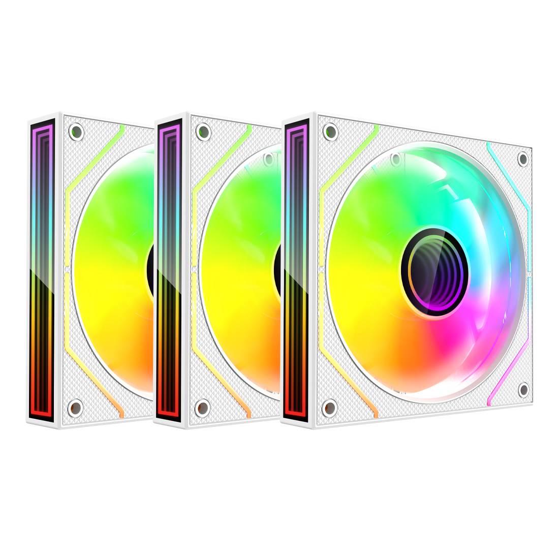 KIT GAMER 3 VENTILADORES XZEAL XZVE101W KITSTY190