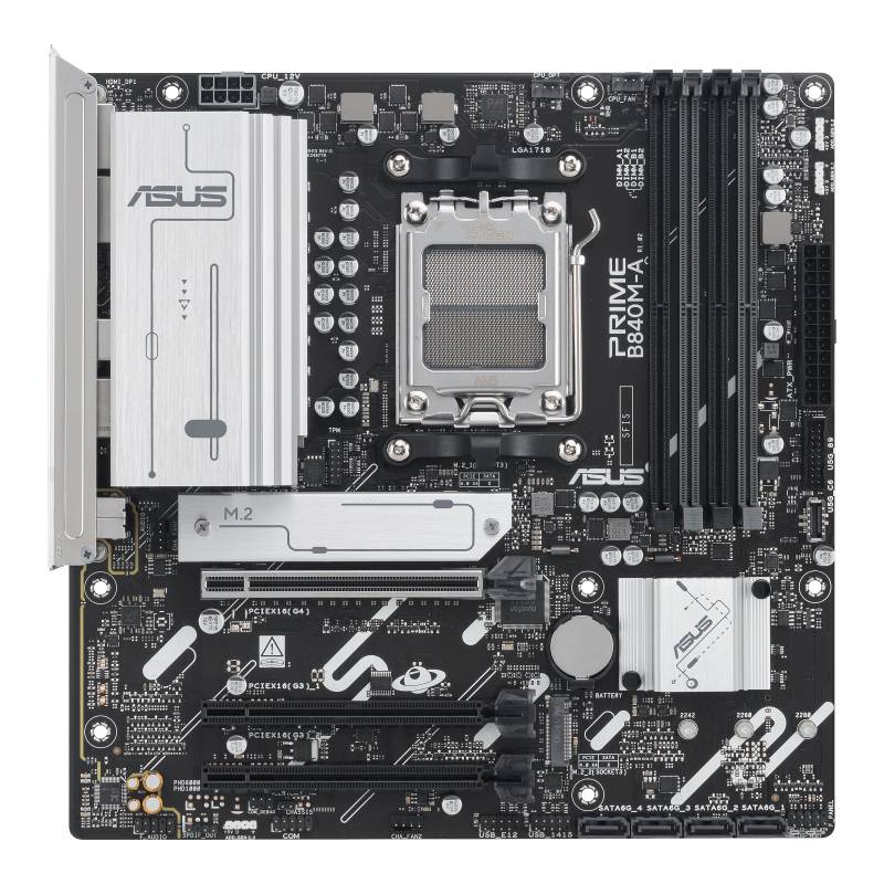MB ASUS PRIME B840M-A AMD Socket AM5, Ryzen 9000 & 8000 & 7000 Series, Ethernet ASUS LANGuard , micro-ATX