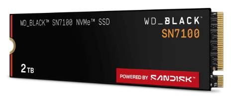 SSD SANDISK BLACK 2TB WDS200T4X0E M.2 SN7100 NVMe